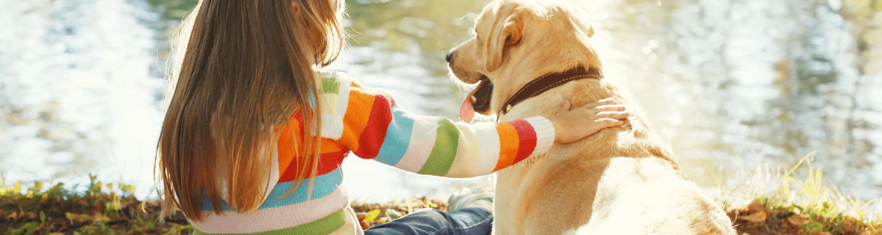 Girl with dog